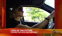 Jeanine Getz test drives a hydrogen fuel cell car